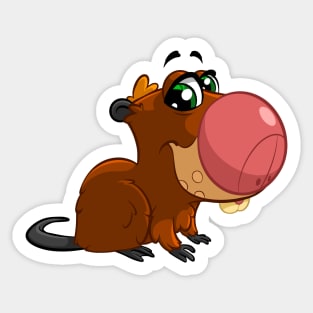 Nutria Sticker